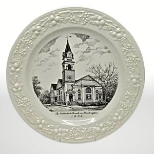 Collectors 10" Memory Plate The Methodist Church in Huntington 1952 10-Inch